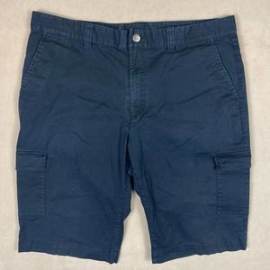 Kappa Golf Mens XXL Cargo Shorts Dark Blue Stretch Mid Rise